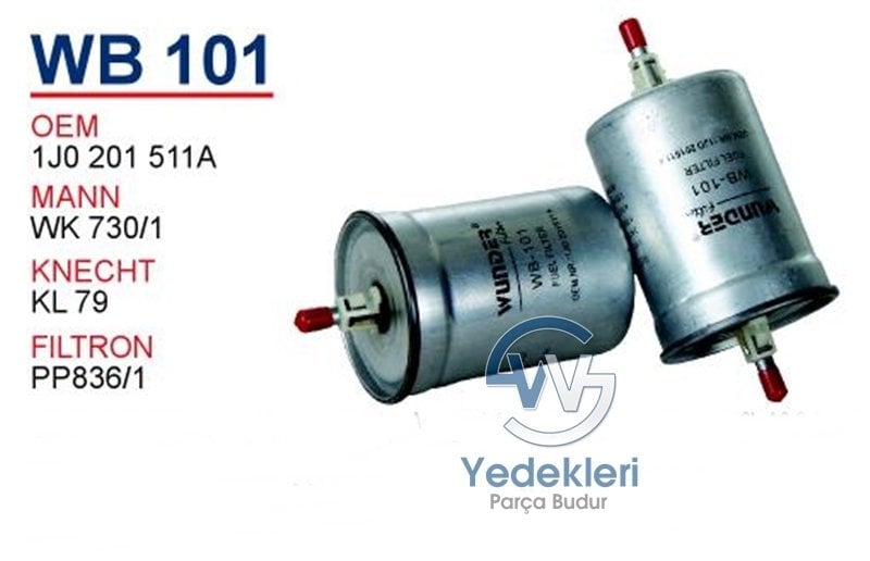 Golf 4 Bakım Filtre Seti 1.6 16v BCB Benzin Filtresi