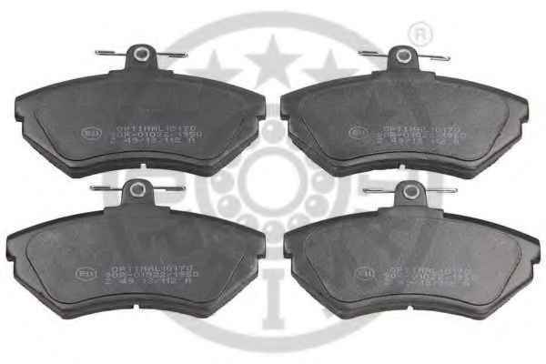 Volkswagen Polo Ön Fren Balatası 1.4 / 1.4TDI OPTİMAL - 10170 - 1HM698151A