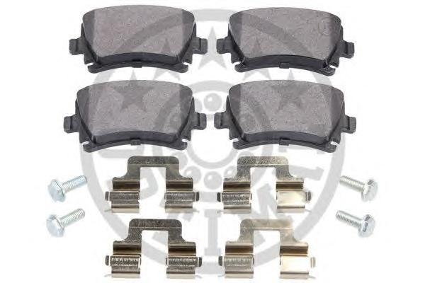 Volkswagen Tiguan Arka Fren Balatası - 3AA698451 - 12179 - OPTIMAL