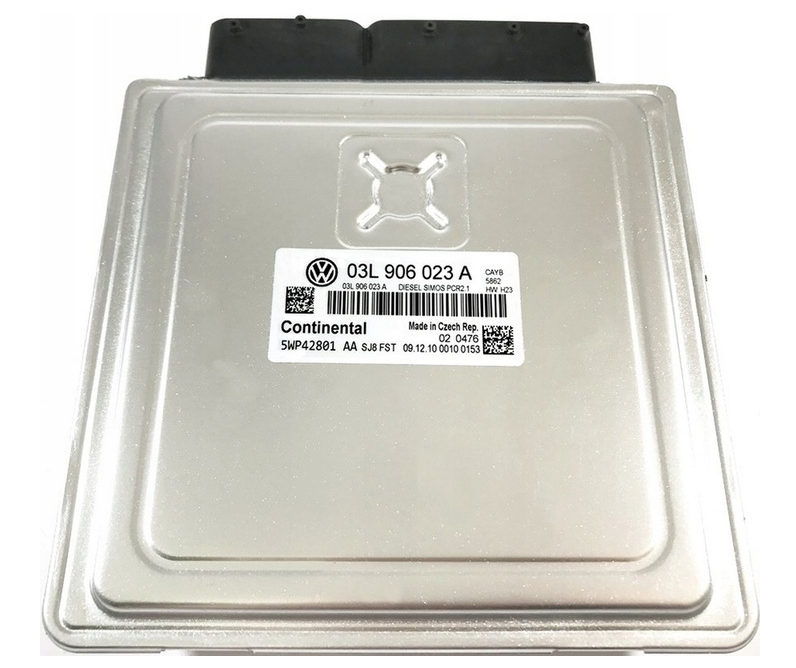 03L906023A ECU Motor beyni SIMOS PCR2.1 03L906023A Continental