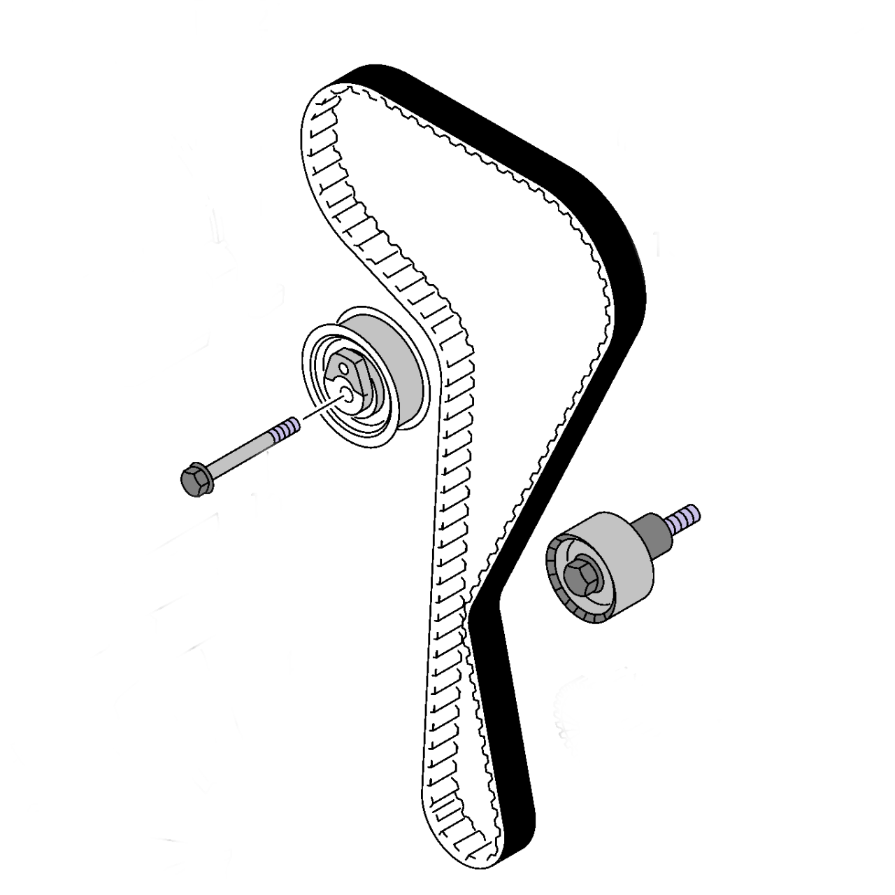 Golf 7 Triger Seti 1.2TSI 1.4TSI 04E198119A VKMA 01280 -SKF-