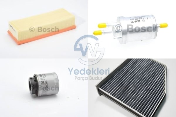 Golf 5 Bakım Filtre Seti 1.4TSI - BOSCH