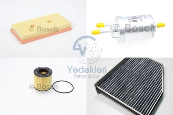 Golf 5 Bakım Filtre Seti 1.6FSI BLF - BOSCH