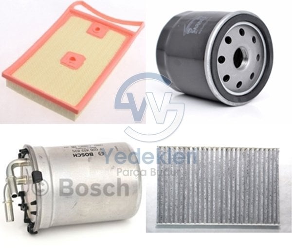 Polo Bakım Filtre Set 1.4TDI CUS - BOSCH