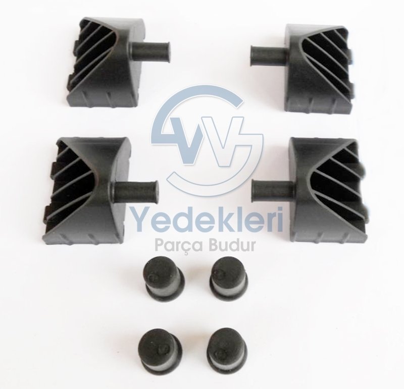 Caddy Bagaj Pandizotu Tablası Ayakları 2K0863534 SET