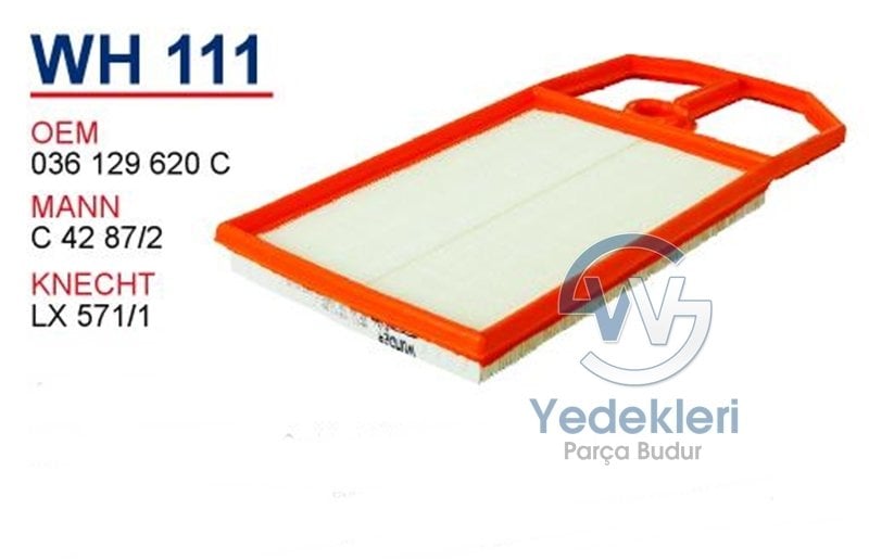 Bora Bakım Filtre Seti 1.6 16v BCB Motor Hava Filtresi