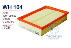 Caddy Bakım Filtre Seti 1.9TDI 1Y 1998 -- 2003 Hava Filtresi