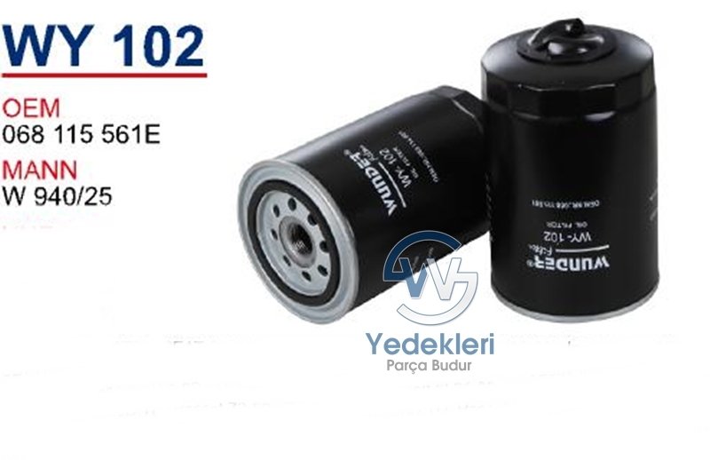 Caddy Bakım Filtre Seti 1.9TDI 1Y 1998 -- 2003 Yağ Filtresi