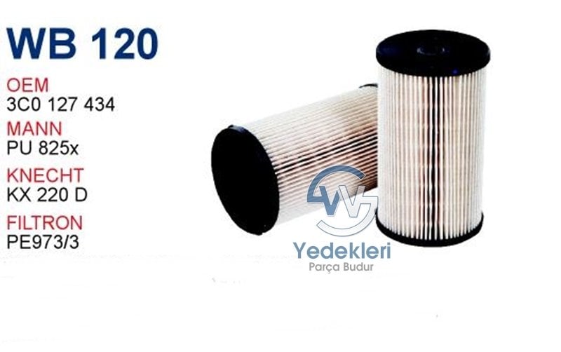 Caddy Bakım Filtre Seti 2.0SDI BDJ Motor Mazot Filtresi