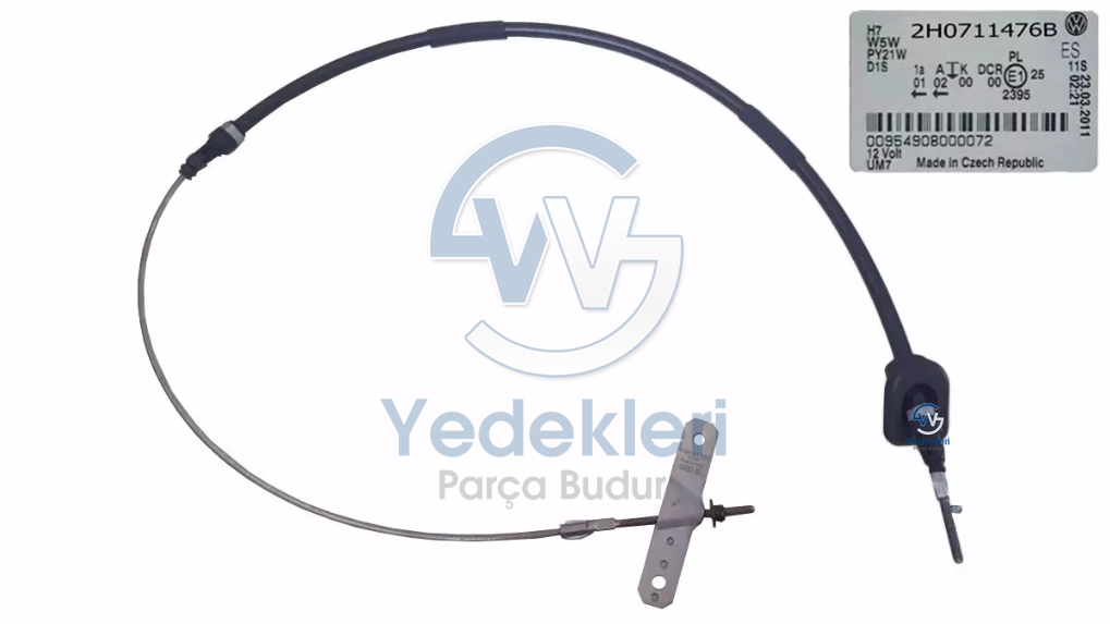 Volkswagen Amarok Orta El Fren Teli Tabancadaki 2H0711476A OEM / ORJINAL