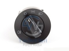 Volkswagen Polo Far Düğmesi 1C0941531 20H (SİSSİZ) İTHAL / Eş Değer Ürün
