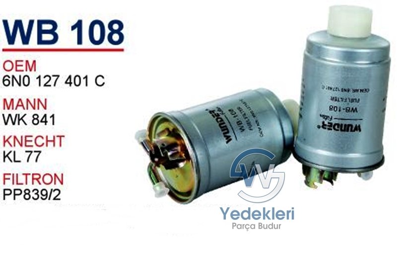 Passat Bakım Filtre Seti 1.9TDI AVF Mazot Filtresi