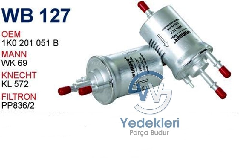 Passat Bakım Filtre Seti 1.6FSI BLF Benzin Filtresi