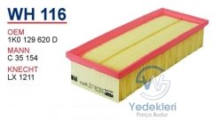 Passat Bakım Filtre Seti 2.0TDI BKP Hava Filtresi