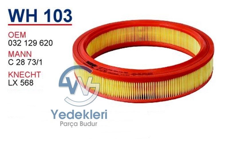 Polo Bakım Filtre Seti 1.6 AEE Motor Hava Filtresi