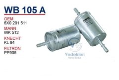 Polo Bakım Filtre Seti AHW Motor Benzin Filtresi