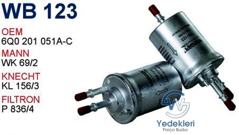Polo Bakım Filtre Seti 1.4 BBY BBZ BKY Benzin Filtresi