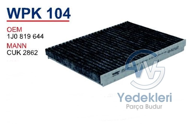 Polo Bakım Filtre Seti 1.4 BBY BBZ BKY Polen Filtresi