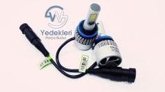 XENON H11 Far veya SİS Farı Ampül Seti LEDLİ 8000 LÜMEN