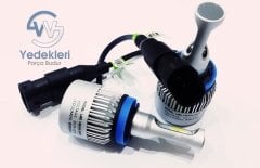 XENON H11 Far veya SİS Farı Ampül Seti LEDLİ 8000 LÜMEN