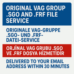 ORJINAL VAG GRUBU .SGO VE .FRF DOSYA HİZMETİDİR