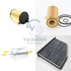 Passat Bakım Filtre Seti 2.0FSI - BOSCH