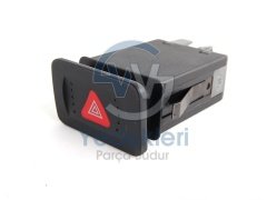 Volkswagen Bora Dörtlü Flaşhör Düğmesi 1J0953235J01C - OEM / ORJINAL