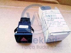 Volkswagen Transporter T5 Dörtlü Flaşhör Düğmesi 7H5953235B 3X1 - OEM / ORJINAL