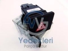 Volkswagen Transporter T6 / T7 Dörtlü Flaşhör Düğmesi 7E5953235A WHS - OEM / ORJINAL