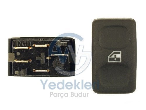 Volkswagen Caddy Cam Açma Düğmesi 191959855 01C - OEM / ORJINAL