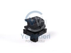 Volkswagen Caddy Cam Açma Düğmesi (Sürücü) 1K3959857C REH - İTHAL / Eş Değer Ürün