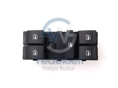 Volkswagen Golf 5 Cam Açma Düğmesi (Sürücü) 1K4959857B REH - İTHAL / Eş Değer Ürün