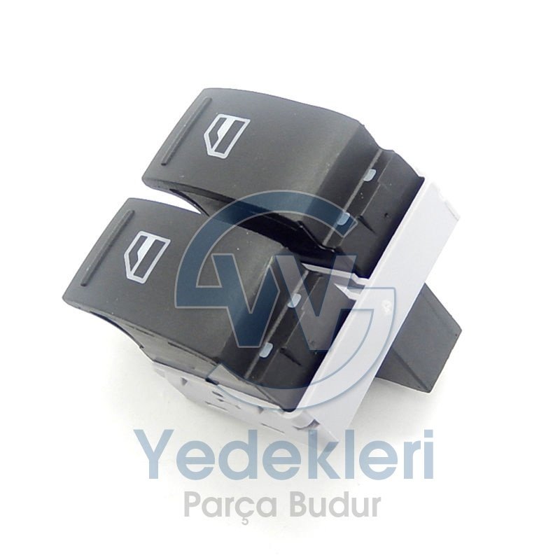 Volkswagen Transporter (T5-T6) Cam Açma Düğmesi (Sürücü) 7E0959855A 9B9 - İTHAL / Eş Değer Ürün