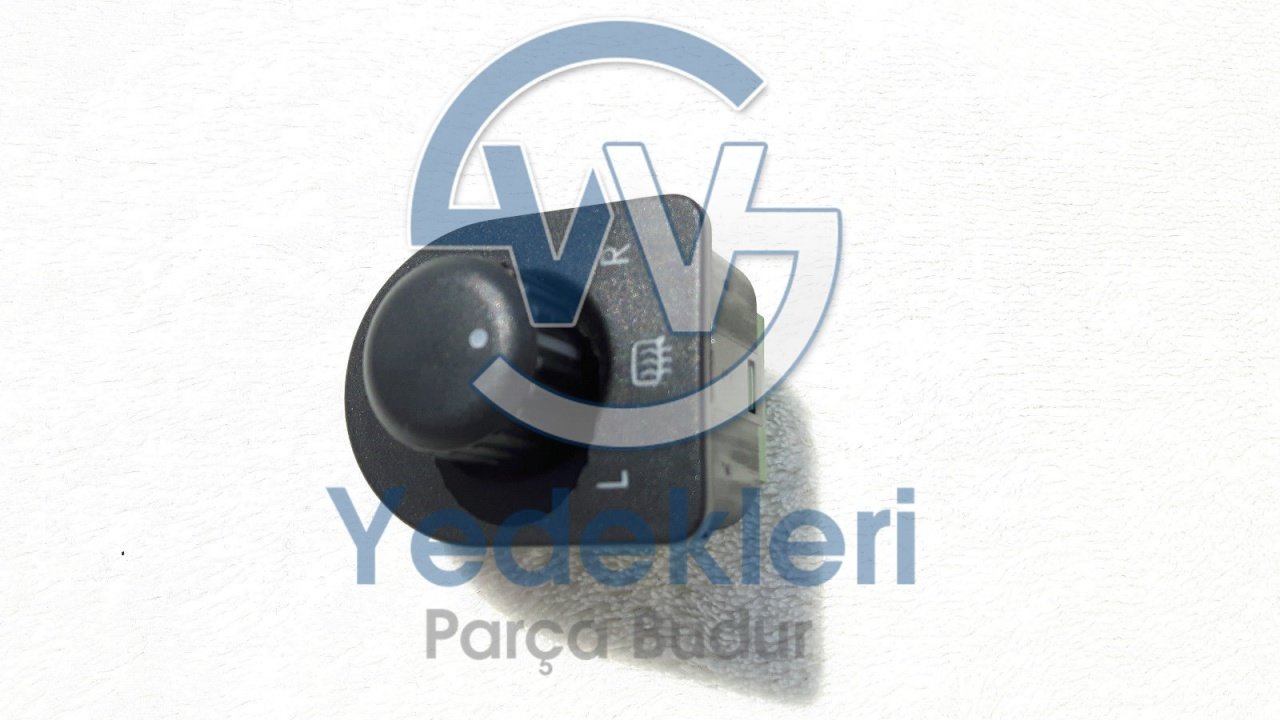 Volkswagen Transporter T5 Ayna Ayar Düğmesi 7E1959565A 9B9 - İTHAL / Eş Değer Ürün