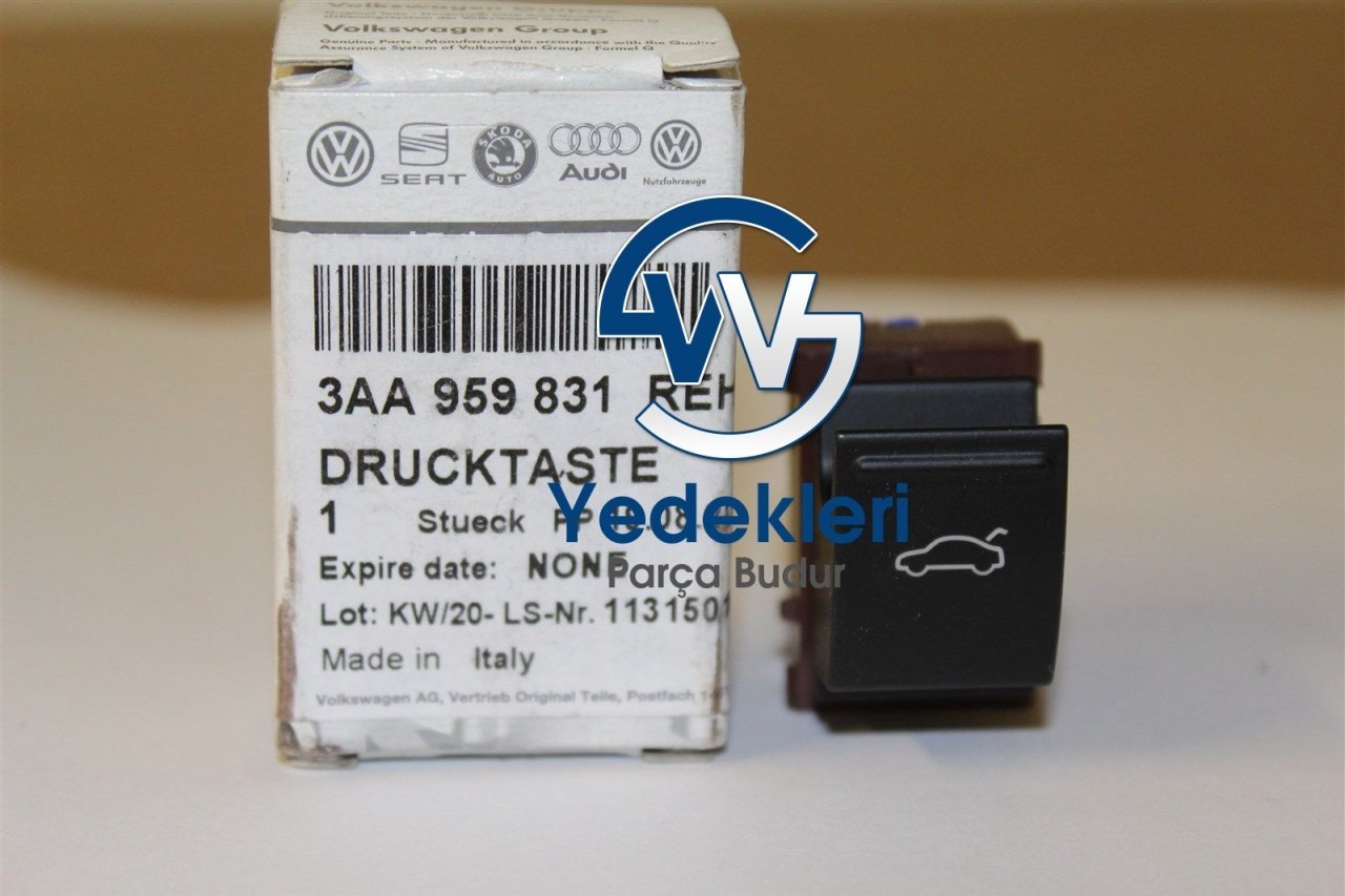 Volkswagen Passat Bagaj Kapağı Açma Düğmesi 3AA959831 REH - OEM / ORJINAL